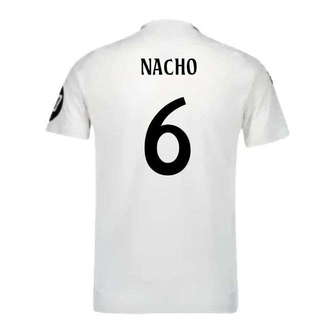 2024-2025 Real Madrid Authentic Home Shirt (Nacho 6)-SoccerKits Hub | Buy Soccer Jerseys Online